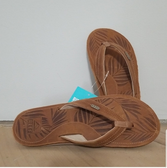 NEW! REEF Drift Away leather sandals NWT (Price Firm) NWT - Picture 8 of 8